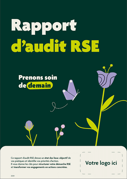 première page rapport d'audit RSE PME illio